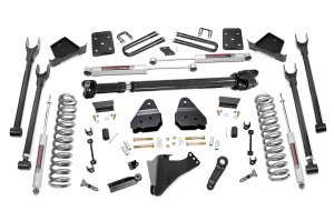 Ford F-350 Super Duty Suspension Lift Kit - Rough Country - 6 Inch Lift Kit | 4-Link | OVLD | D/S - '17-'22 Ford F-350 Super Duty Suspension Lift Kit - Rough Country - 6 Inch Lift Kit | 4-Link | OVLD | D/S - '17-'22